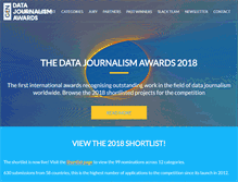 Tablet Screenshot of datajournalismawards.org